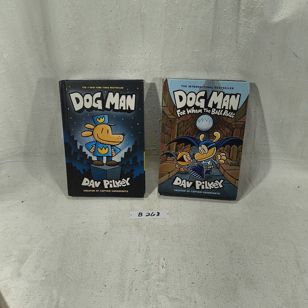 dog man book lot Dogman & For Whom The Ball Rolls